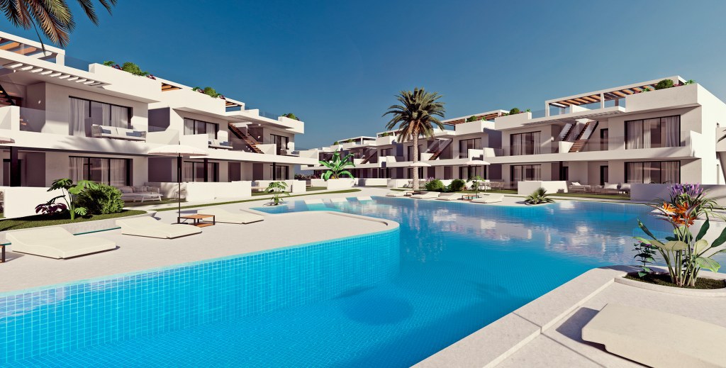 Golf Townhouses with Sea-view just above Benidorm