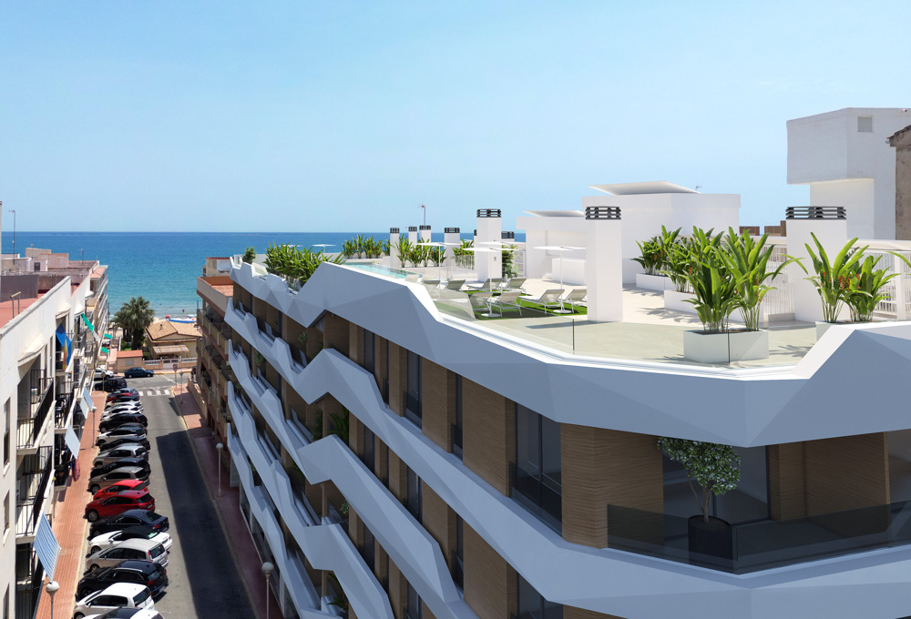 2-3-Bed Apartments in Guardamar, 100m from the Sandy Beach