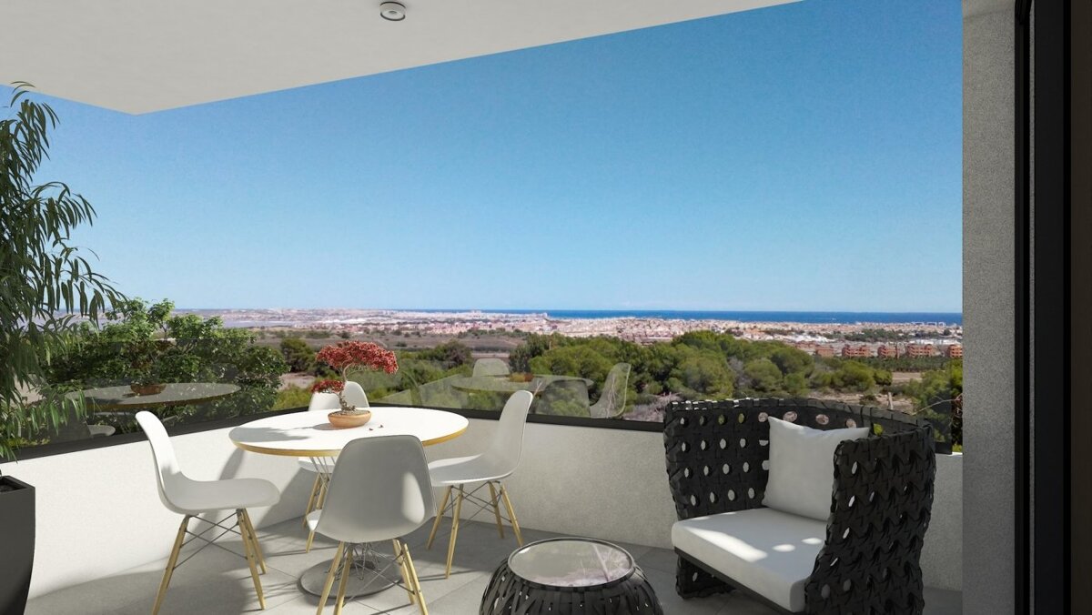 New build, 2 bedroom, 2 bathroom apartment in Dehesa de Campoamor