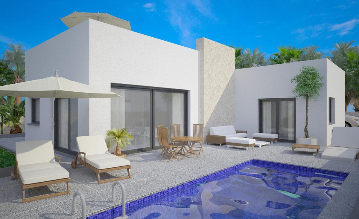 New build, 3 bedroom, 2 bathroom villa in Benijófar