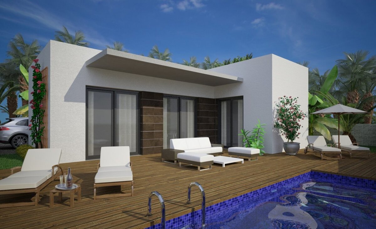 New build, 2 bedroom, 2 bathroom villa in Benijófar